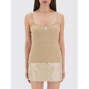 Courreges T-Shirt Woman Beige